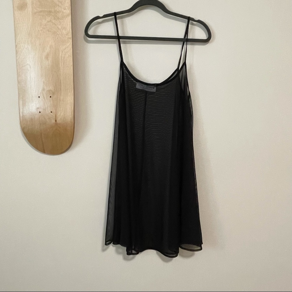 Sheer Black Dress